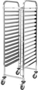 WÓZEK TRANSPORTOWY DO TAC KELNERSKICH I BLACH PIEKARNICZYCH 400x600MM YATO 