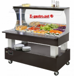 Bar-bufet sałatkowy przyścienny, chłodniczy SBM 40 F Roller Grill