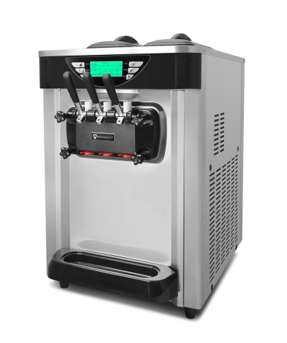 Maszyna do lodów włoskich RQBJ289S  |  pompa napowietrzająca | nocne chłodzenie | 2x6 l