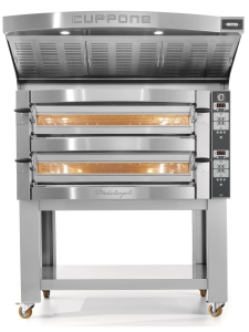 Piec do pizzy elektryczny Cuppone Michelangelo | dwukomorowy | panel cyfrowy | 6+6x36 | ML635/2 CD