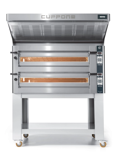 Piec do pizzy elektryczny Cuppone Donatello | dwukomorowy | panel cyfrowy | 6+6x36 | DN635L/2 CD