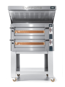 Piec do pizzy elektryczny Cuppone Donatello | dwukomorowy | panel cyfrowy | 4+4x36 | DN435/2 D