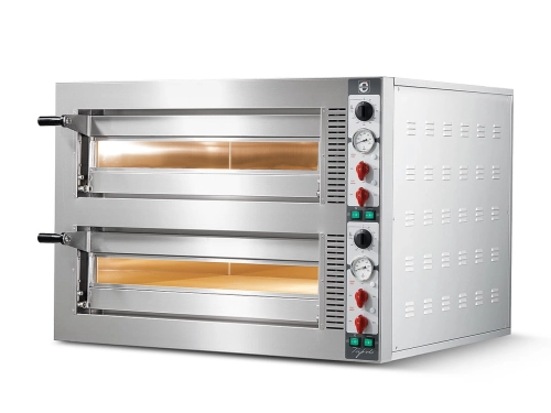 Piec do pizzy elektryczny Cuppone Tiepolo | dwukomorowy | 6+6x36 | TP635/2CM