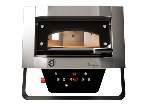 Piec do pizzy obrotowy Mantegna | MN40/1DG | elektryczny | max.500 °C | 1x40cm | 2,8 kW | 670x664x605 mm