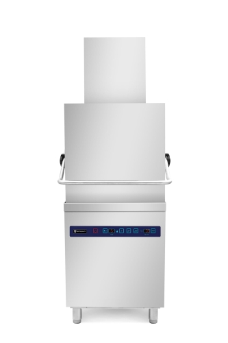 Zmywarka kapturowa z odzyskiem ciepła | kosz 500x500 mm | 3 cykle mycia | 820x750x2012 mm | 8,7 kW | RQ102B-HR