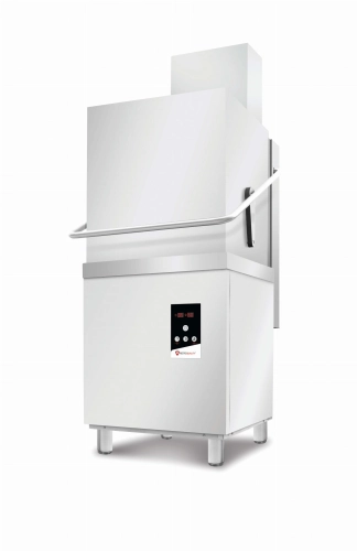 Zmywarka kapturowa RQX1200 P B DD RC | 500x500 | sterowanie elektromechaniczne | pompa spustowa | odzysk ciepła | podwójne ścianki | 675x675x1440 mm | 11,25 kW