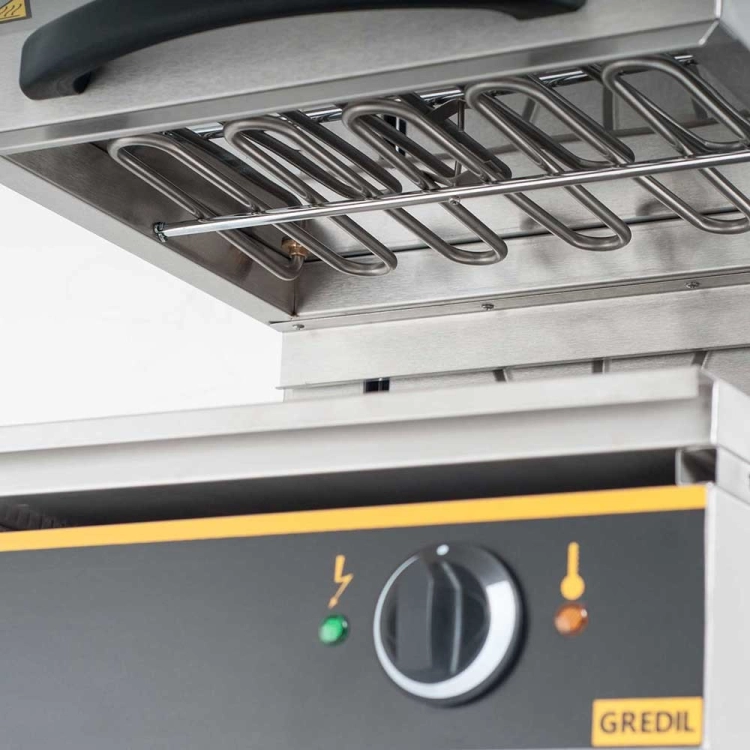 Salamander z ruchomą głowicą, Gredil, W 450 mm, P 2.8 kW, U 230 V
