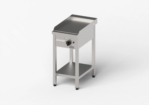 Płyta grillowa elektryczna, gładka, Gredil, 400x700x850 mm, P 4.0 kW, U 400 V