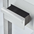 Płyta grillowa elektryczna, gładko-ryflowana, Gredil, 800x700x850 mm, P 8.1 kW, U 400 V