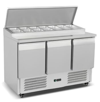 Stół chłodniczy 3-drzwiowy sałatkowy 7x GN 1/3 Szron DBS1300D