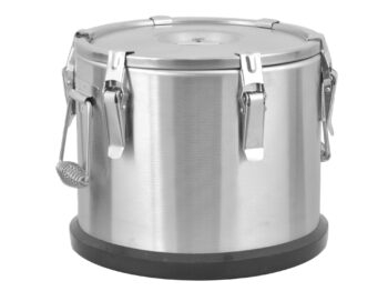 Termos stalowy bez kranu z gumową podstawą 36L Szron DNB-5/36