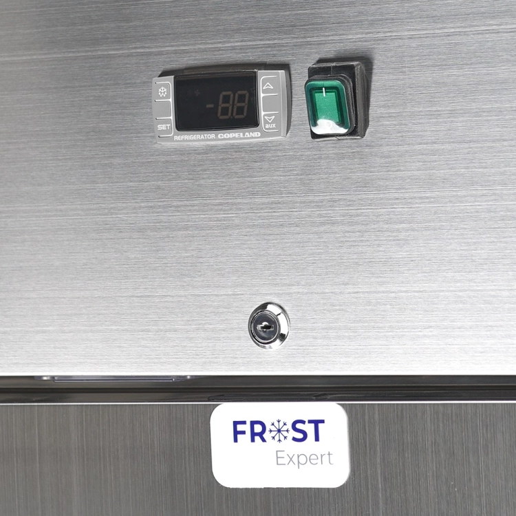 Szafa mroźnicza ze stali nierdzewnej na nóżkach, Frost, GN 2/1, V 460 l