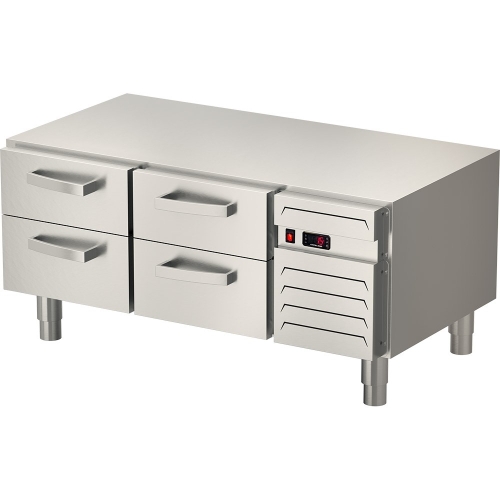 Podstawa chłodnicza, linia "700",  1200x650x600 mm, 4 szuflady GN 1/1