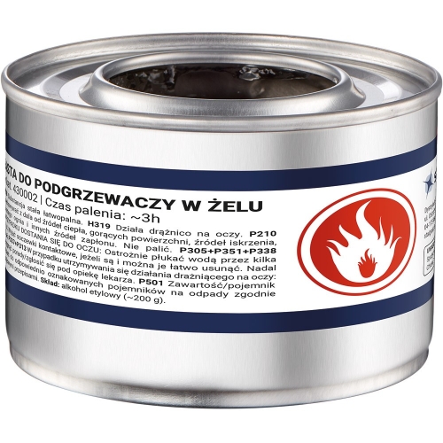 Paliwo do podgrzewaczy (w żelu), karton (48 szt)
