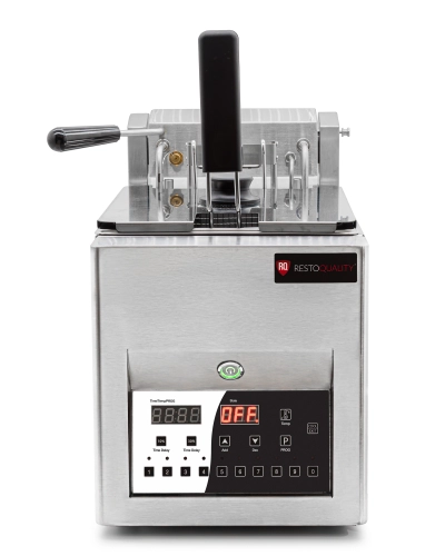  Frytownica elektryczna RQEF18L | frytownica automatyczna | automatyczne podnoszenie kosza | 12 l | 6 kW | 400V