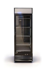 Witryna chłodnicza przeszklona 282L Szron LG 282F BLACK
