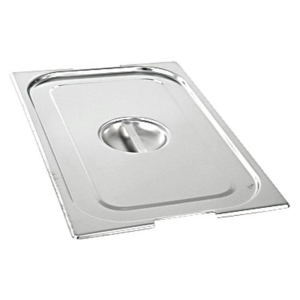  pokrywka stalowa z wycięciem na uchwyty do pojemników, GN 1/1