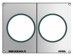 Matryca okrągła na 2 tacki do zgrzewarki DUAL  BOKAMA