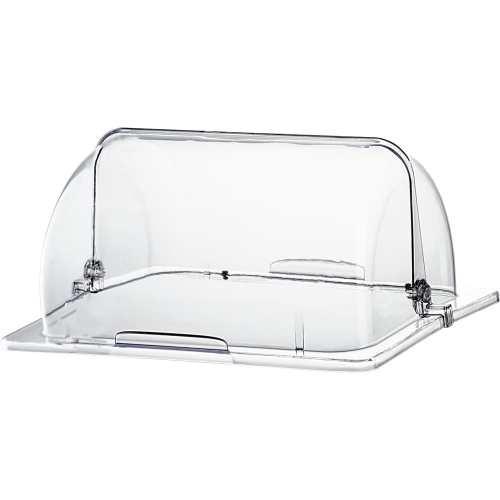 pokrywa z poliwęglanu, GN1/2, roll top, 336x280x145 mm