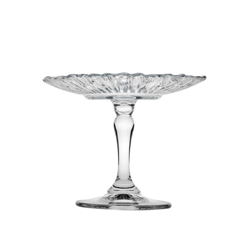 mini patera, szklana, H 102 mm