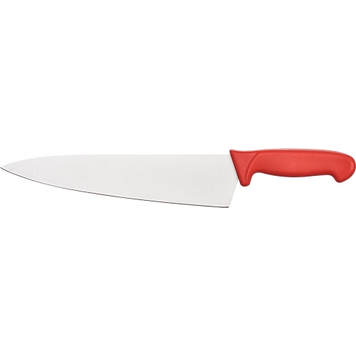 Nóż kucharski, HACCP, czerwony, L 260 mm, Stalgast 283261