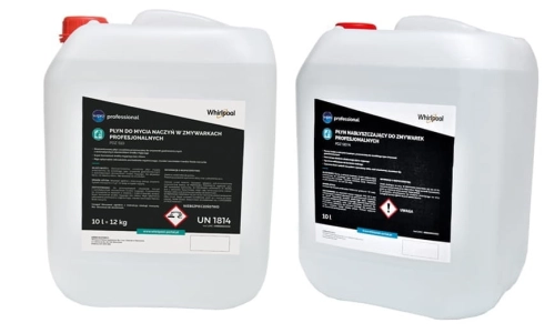 Zestaw profesjonalnej chemii do zmywarek 10+10 WHIRLPOOL