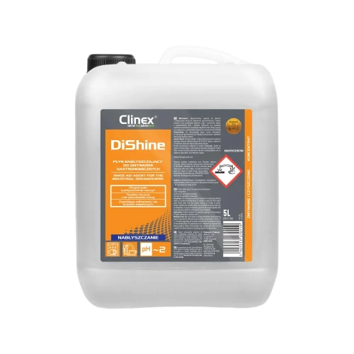 Płyn nabłyszczający do zmywarek (nabłyszczacz) 5 L Clinex DiShine  77-058
