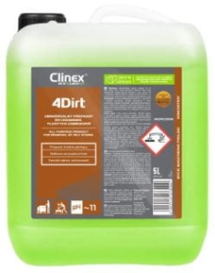 Clinex 4Dirt 10L Preparat do mycia podłóg, ścian 77-642