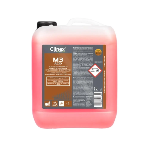 Clinex M3Acid 5l Preparat czyszczenia do posadzek , 77-697