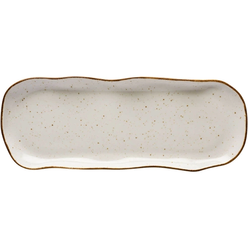 pólmisek-taca, kolor beżowy, Stone Age, L 350 mm