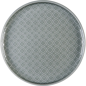 talerz płytki, kolor szary, Marrakesz, Ø 260 mm