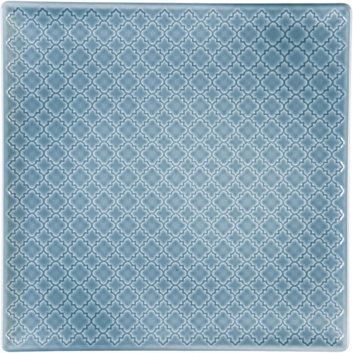 talerz płytki, kolor szaroniebieski, Marrakesz, 255x255 mm