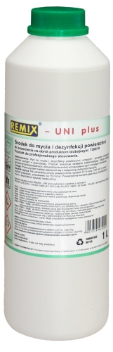 Koncentrat do mycia i dezynfekcji bakterio- i wirusobójczy UNI-PLUS 1L Remix 