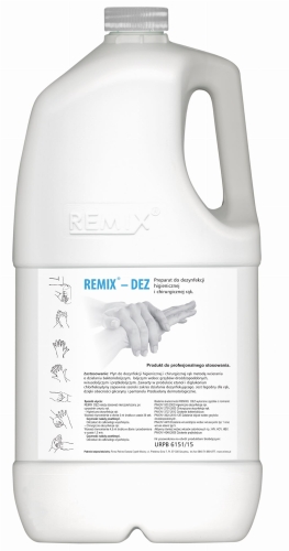 Preparat do chirurgicznej i higienicznej dezynfekcji rąk DEZ 3 L Remix 