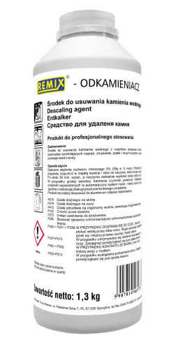 Odkamieniacz - proszek 1,3kg Remix