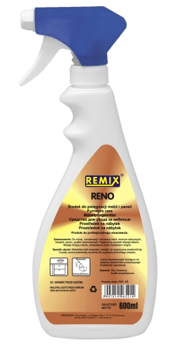 Środek do pielęgnacji i renowacji mebli, paneli RENO 0,6L Remix 