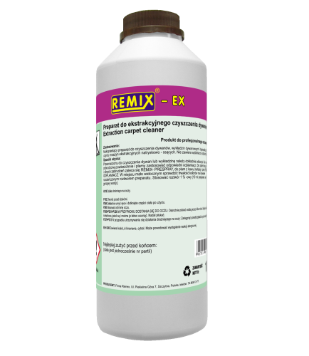 Koncentrat do ekstrakcyjnego prania dywanów EX 1 L Remix 