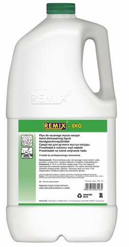 Koncentrant do ręcznego mycia naczyń EKO 3 L Remix