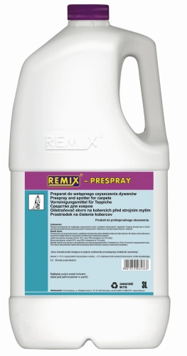 Koncentrat do wstępnego czyszczenia dywanów PRESPRAY 3L Remix