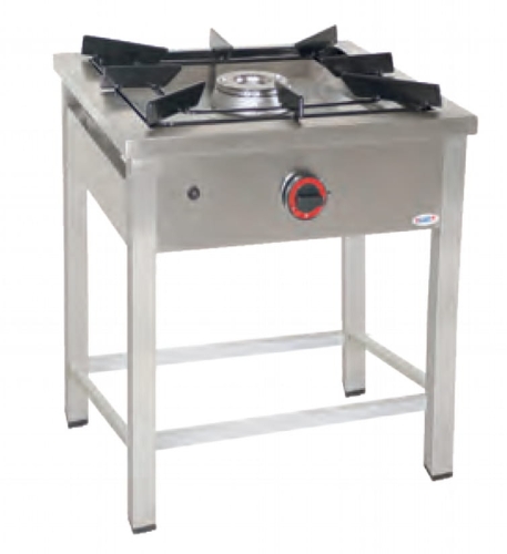 Taboret (trzon) gazowy z półką 7,0kW z palnikiem zapalającym TGP 107.II firmy EGAZ 600x600x850mm