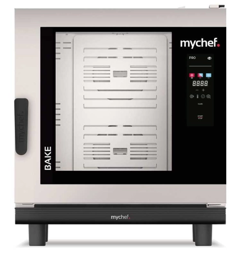 Piec konwekcyjno-parowy elektryczny | piekarniczo-cukierniczy | automatyczny system myjący | 6x600x400 |  12,6 kW | 400 V | Mychef BAKE PRO 6E