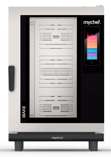 Piec konwekcyjno-parowy elektryczny | piekarniczo-cukierniczy | automatyczny system myjący | 10x600x400 |  18,9 kW | 400 V | Mychef iBake 10E