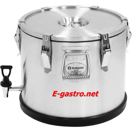 Termos stalowy z kranem, 5 pojemności do wyboru Stalgast