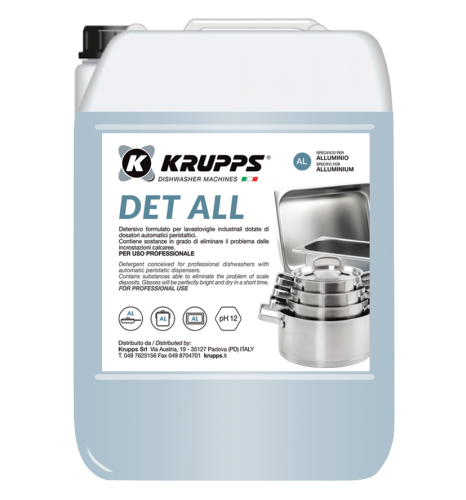 Profesjonalny płyn do mycia naczyń aluminiowych KRUPPS 12 kg | DET ALL
