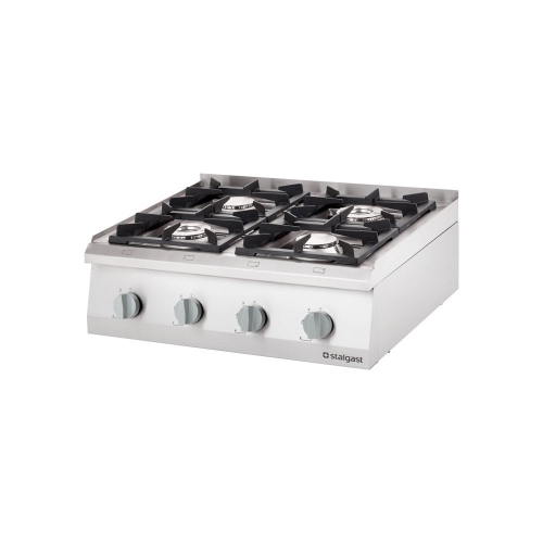 Kuchnia gazowa 4-palnikowa nastawna 20,5kW/G20 Stalgast  9706110