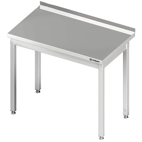 Stół do pracy przyścienny 1600x700x850mm bez półki  (do skręcenia)  Stalgast 980017160