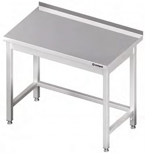 Stół do pracy 1100x700x850mm przyścienny bez półki spawany Stalgast 980027110