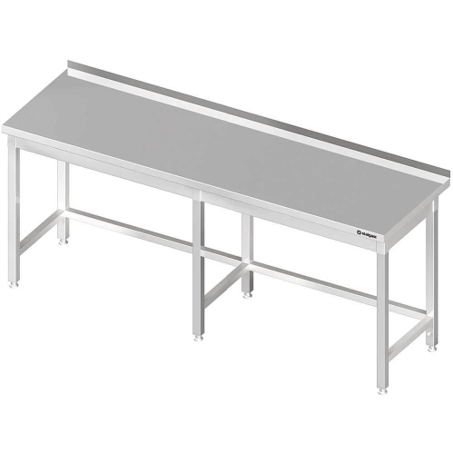 Stół do pracy 2800x600x850mm przyścienny bez półki spawany Stalgast 980036280