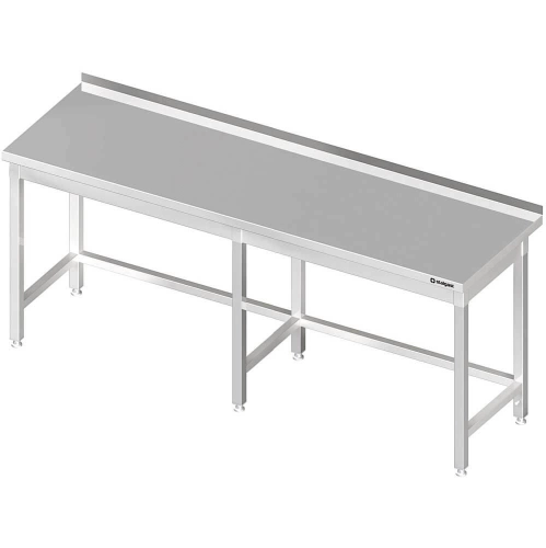 Stół do pracy 2600x700x850mm przyścienny bez półki spawany Stalgast 980037260