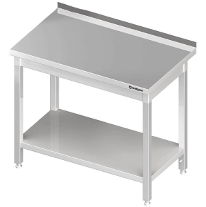 Stół do pracy z półką 1300x600x850mm przyścienny spawany Stalgast 980046130S